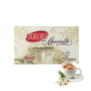 VELEZ TE DE MANZANILLA x 25u